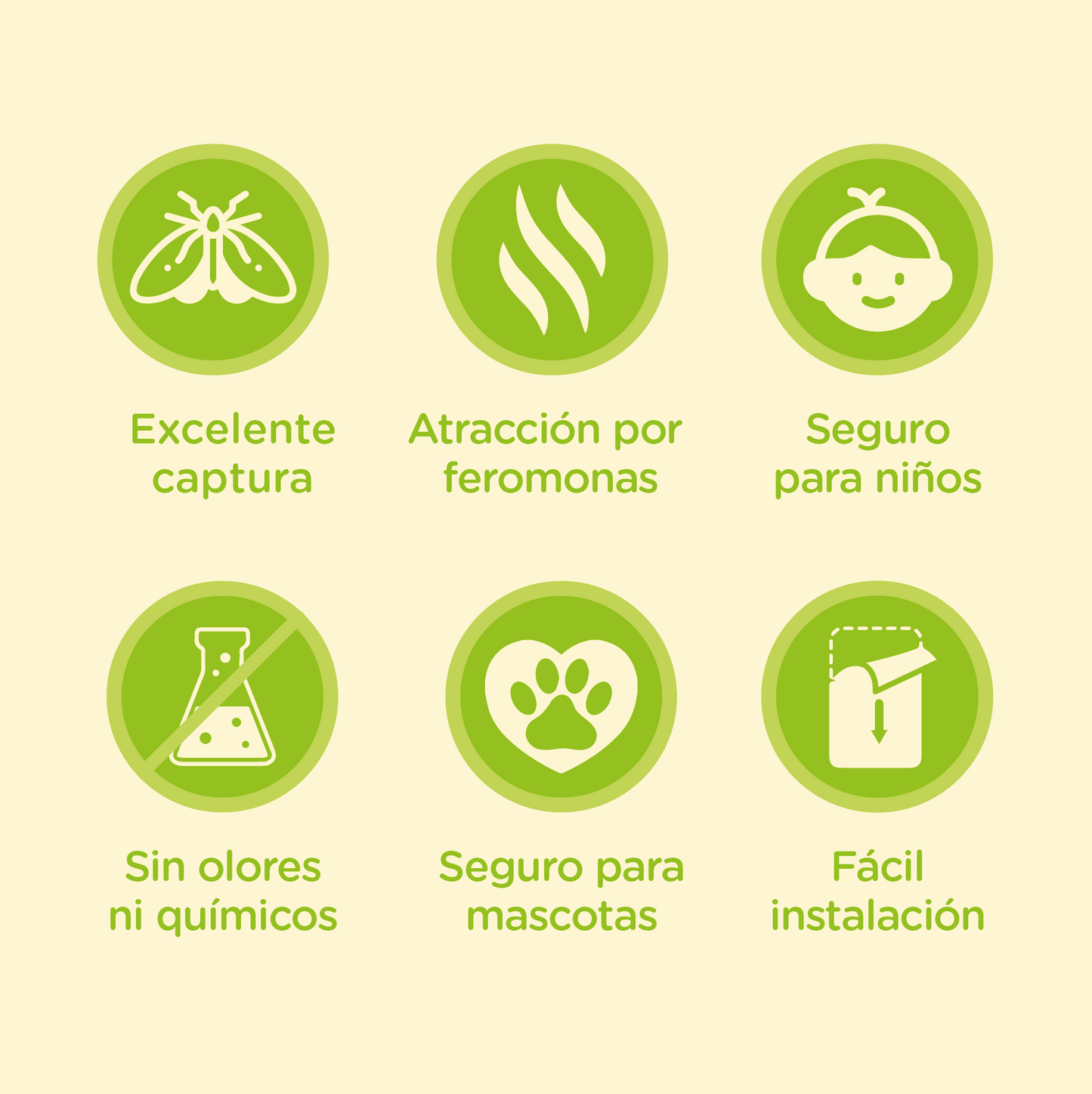 Trampa Pegajosa de Polillas (Pack 5 unidades)