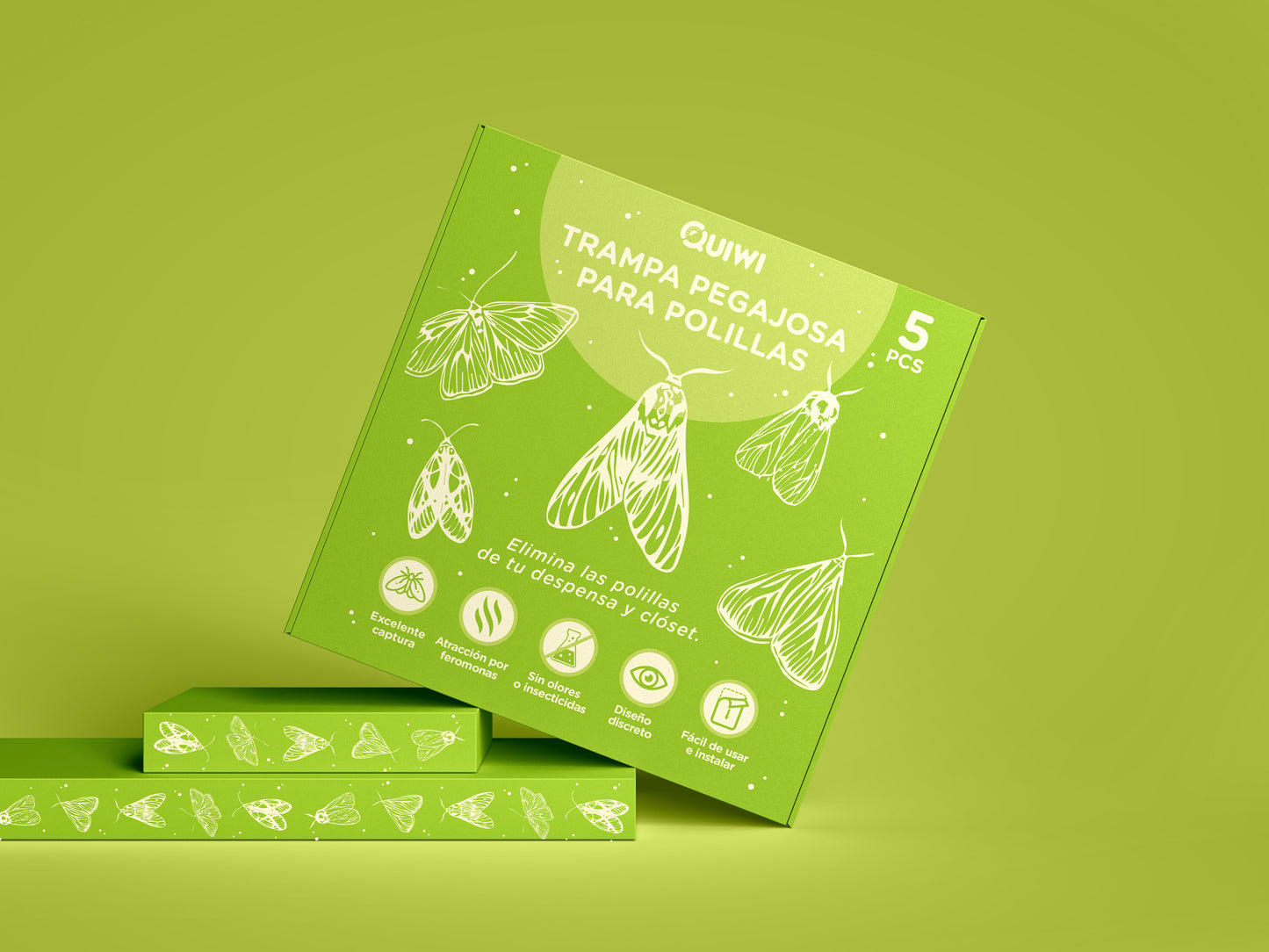 Trampa Pegajosa de Polillas (Pack 5 unidades)